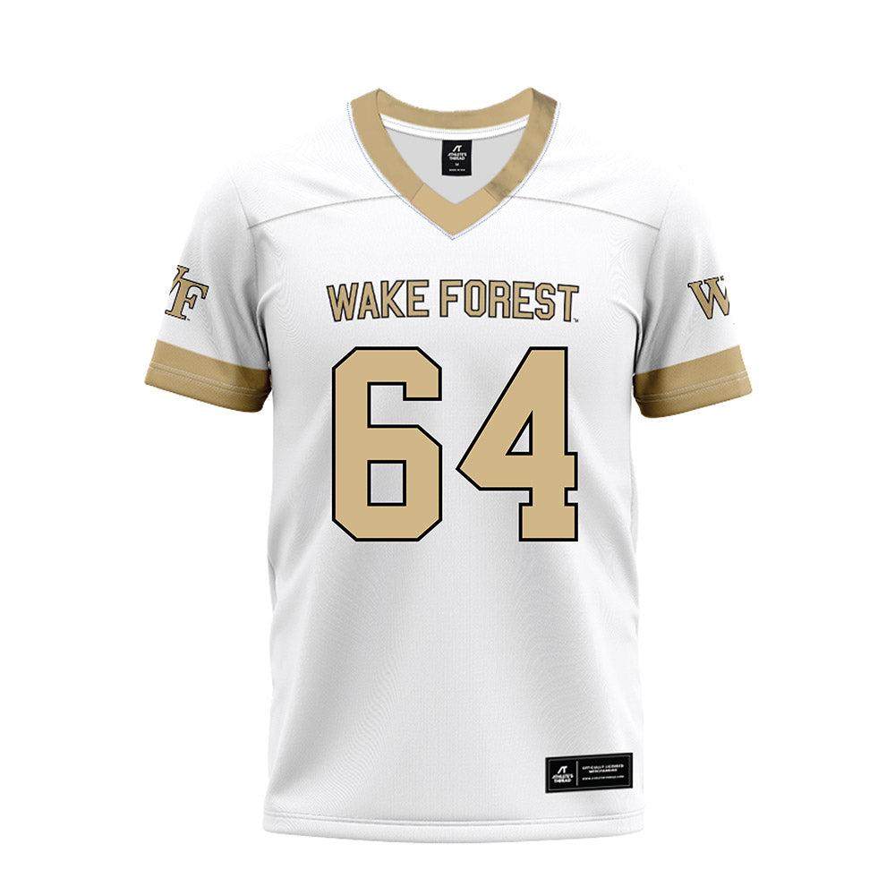 Wake Forest - NCAA Football : Dylan Durbin - White Premium Football Jersey-0