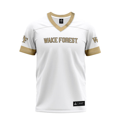 Wake Forest - NCAA Football : Dylan Durbin - White Premium Football Jersey-0