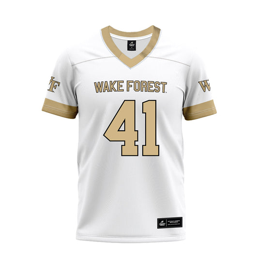 Wake Forest - NCAA Football : Kalil Townes - White Premium Football Jersey-0