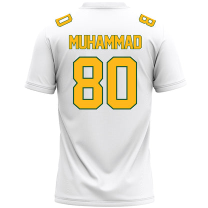 UAB - NCAA Football : Malik Muhammad - White Premium Football Jersey-1