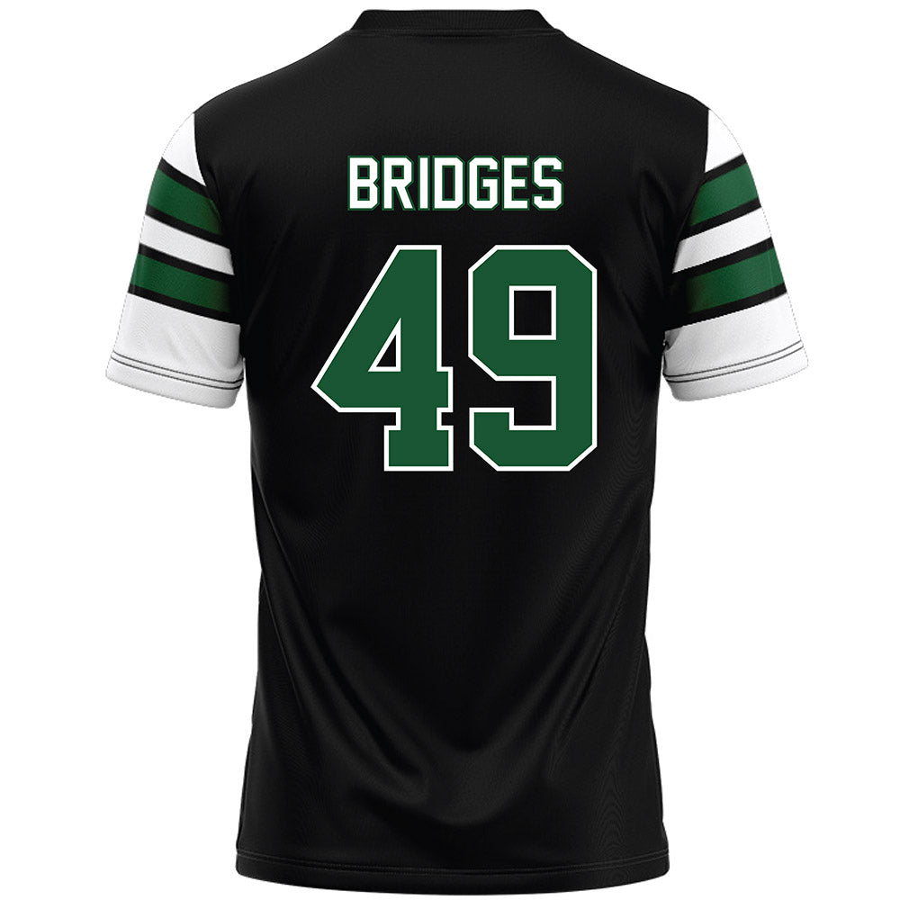 UAB - NCAA Football : Jacoby Bridges - Black Premium Football Jersey-1