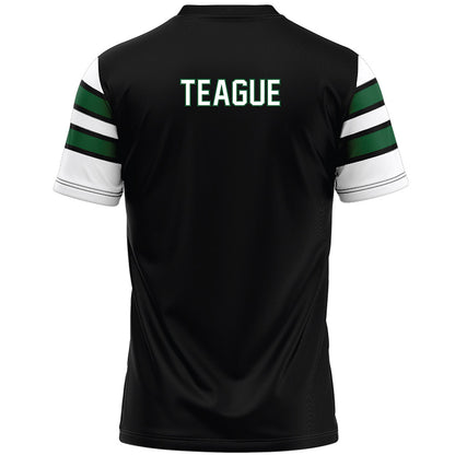 UAB - NCAA Football : Braden Teague - Black Premium Football Jersey-1