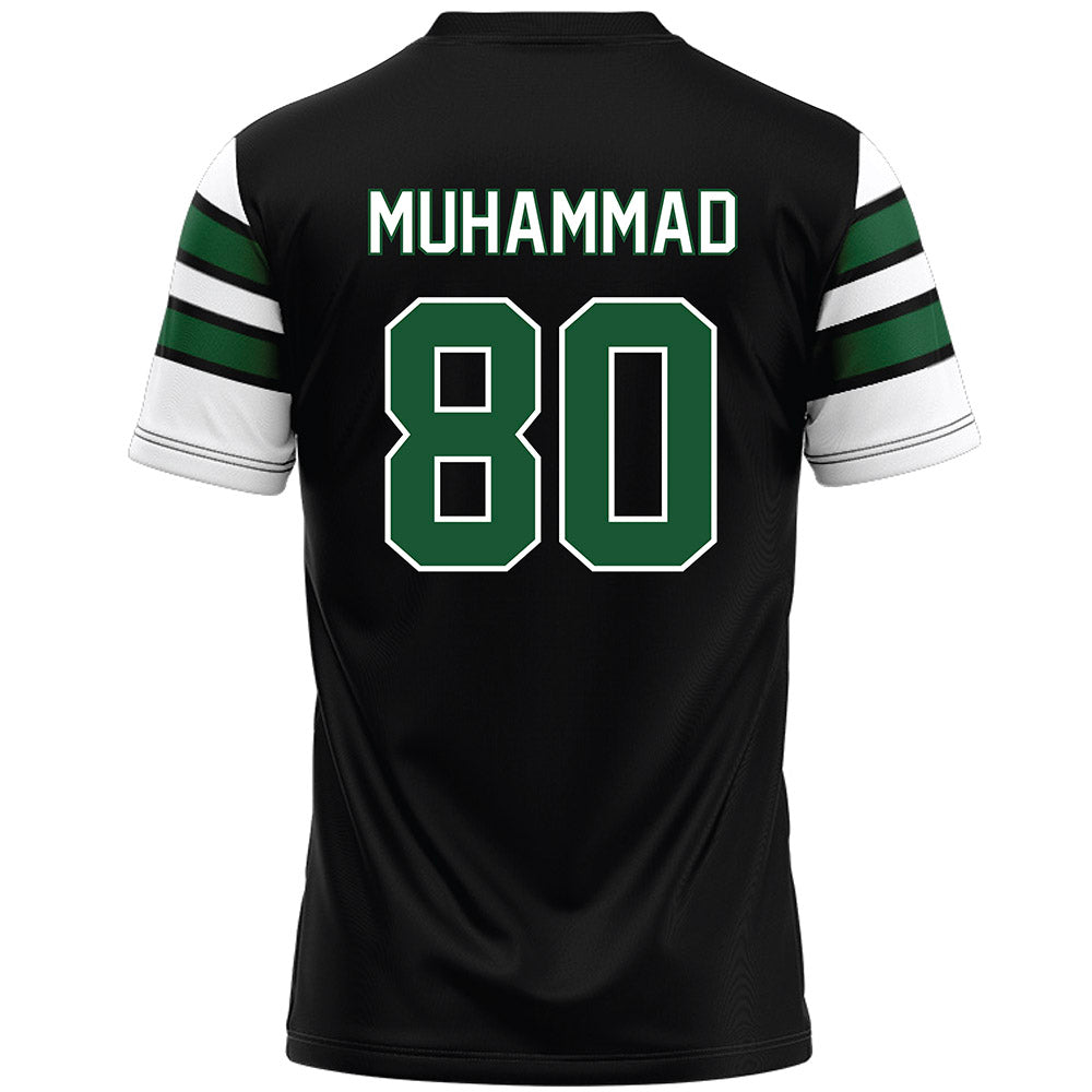 UAB - NCAA Football : Malik Muhammad - Black Premium Football Jersey-1