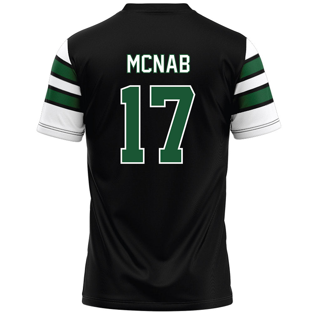UAB - NCAA Football : Brogan McNab - Black Premium Football Jersey-1