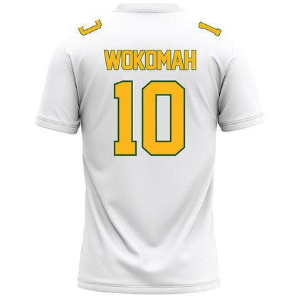 UAB - NCAA Football : Kris Wokomah - White Premium Football Jersey-1
