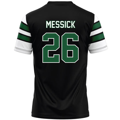 UAB - NCAA Football : Gage Messick - Black Premium Football Jersey-1