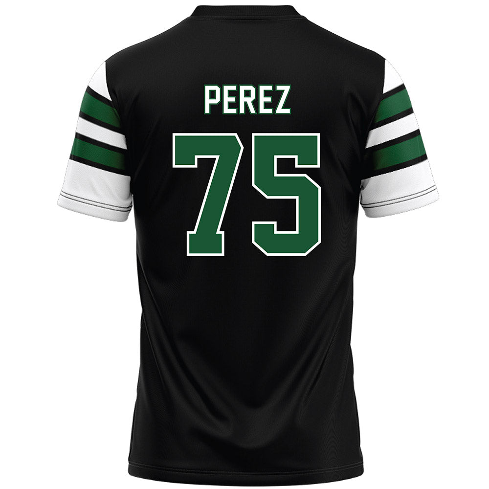 UAB - NCAA Football : Calib Perez - Black Premium Football Jersey-1