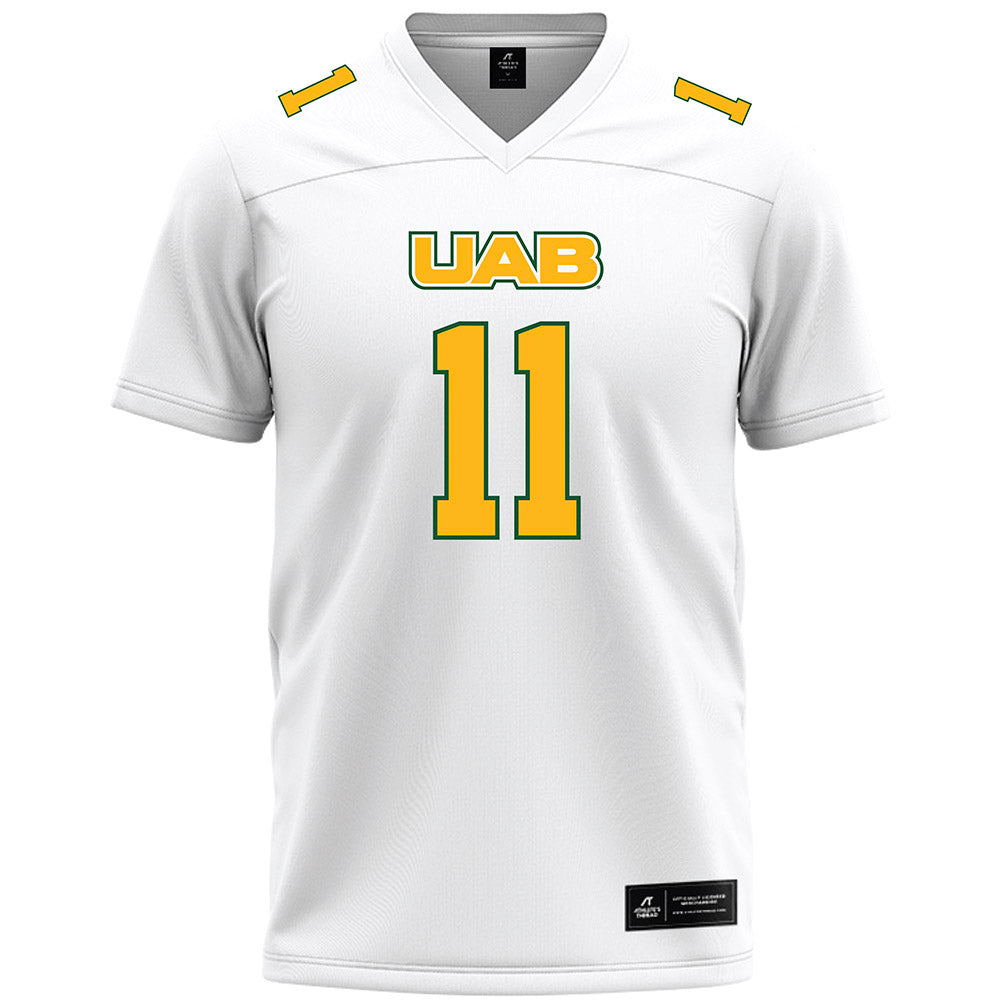 UAB - NCAA Football : AntaVeon McKenzie - White Premium Football Jersey-0