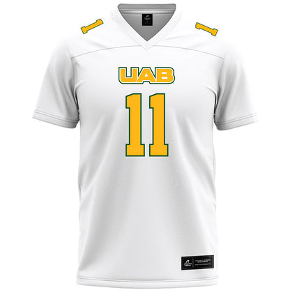 UAB - NCAA Football : AntaVeon McKenzie - White Premium Football Jersey-0