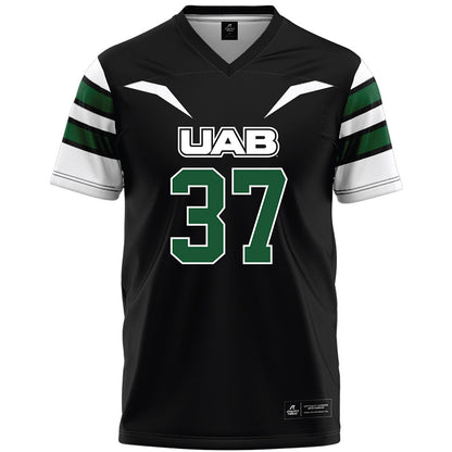 UAB - NCAA Football : Love Kirby - Black Premium Football Jersey-0