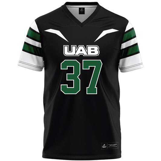 UAB - NCAA Football : Love Kirby - Black Premium Football Jersey-0