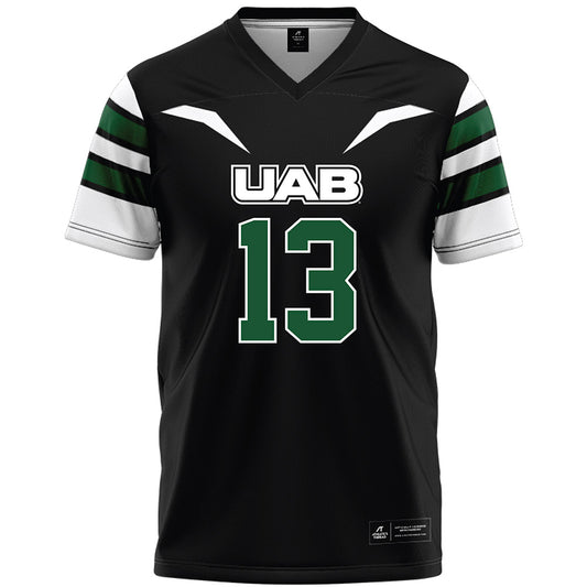 UAB - NCAA Football : Cd Gill - Black Premium Football Jersey-0