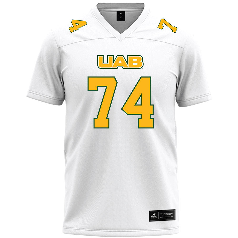 UAB - NCAA Football : Barry Walker - White Premium Football Jersey-0