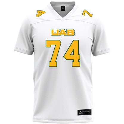 UAB - NCAA Football : Barry Walker - White Premium Football Jersey-0
