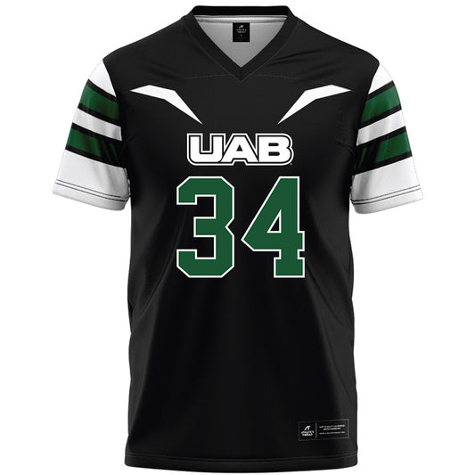 UAB - NCAA Football : Jonathan Allen - Black Premium Football Jersey-0
