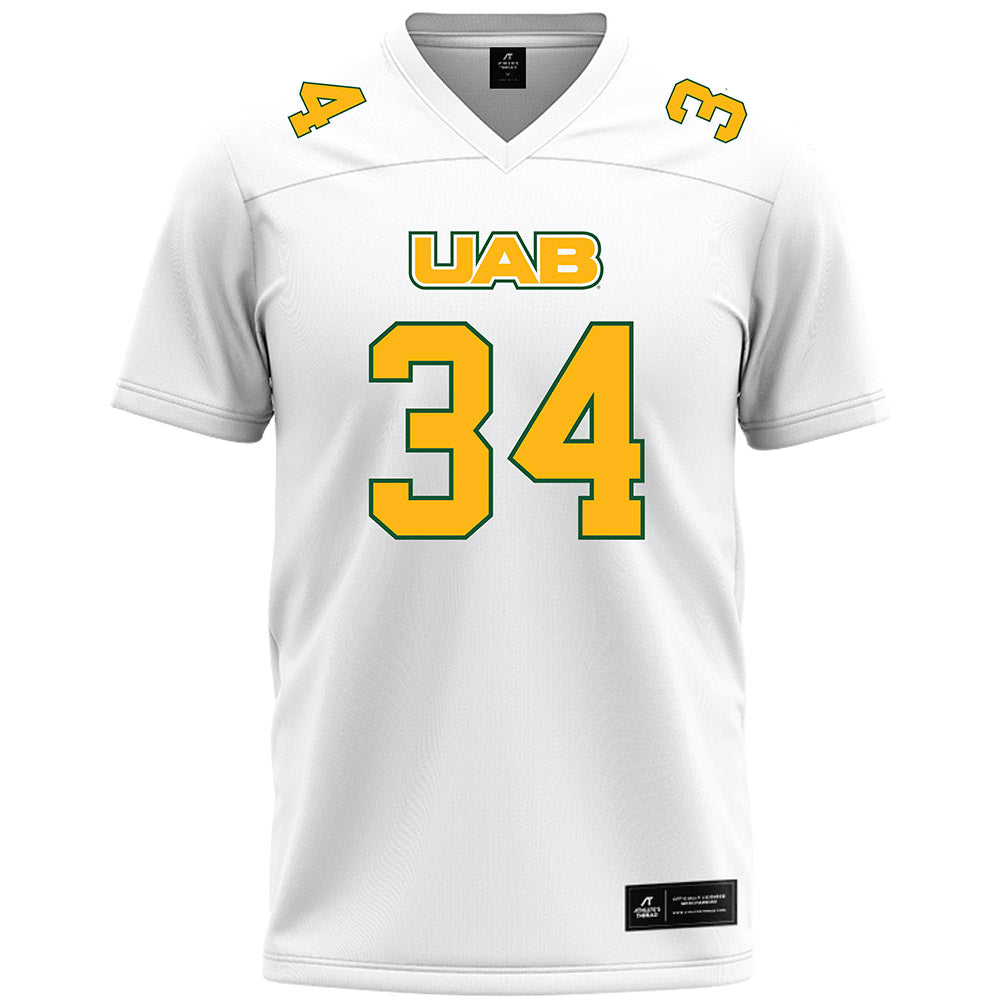UAB - NCAA Football : Jonathan Allen - White Premium Football Jersey-0