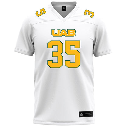 UAB - NCAA Football : Owen Simpson - White Premium Football Jersey-0