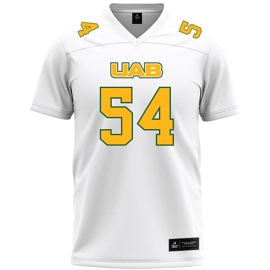 UAB - NCAA Football : Kyle Mosley - White Premium Football Jersey-0