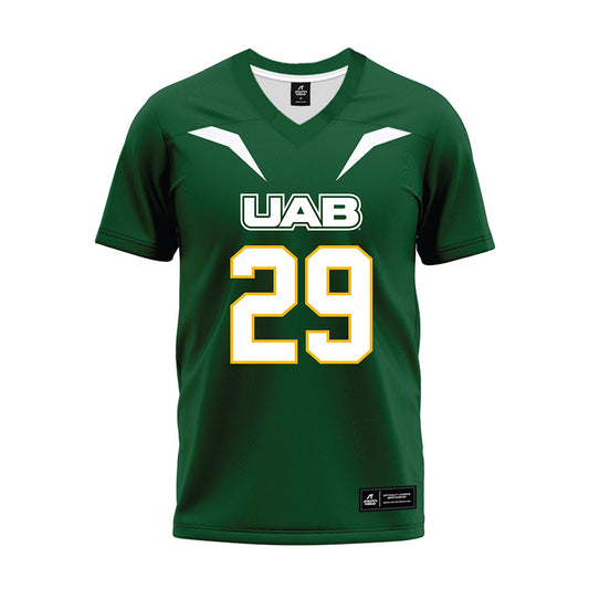 UAB - NCAA Football : Lee Beebe Jr - Green Premium Football Jersey-0