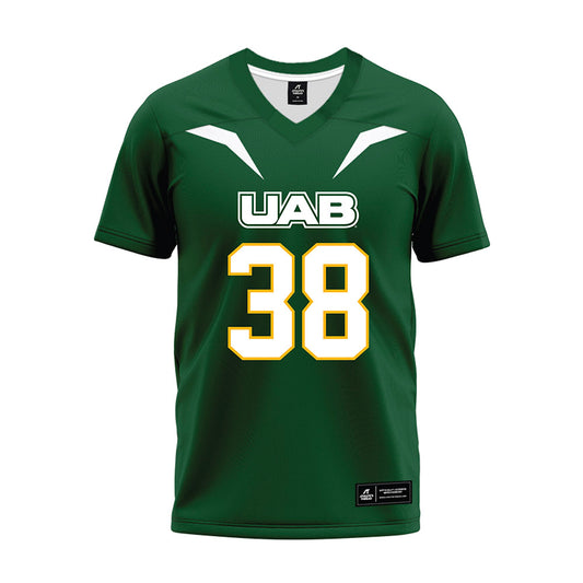 UAB - NCAA Football : Michael Crawford - Green Premium Football Jersey-0