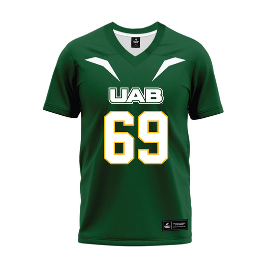 UAB - NCAA Football : Kade Martin - Green Premium Football Jersey-0