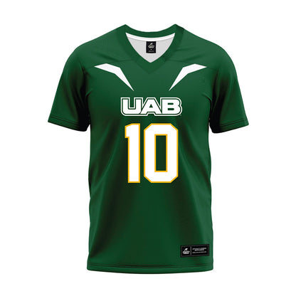 UAB - NCAA Football : Kris Wokomah - Green Premium Football Jersey-0