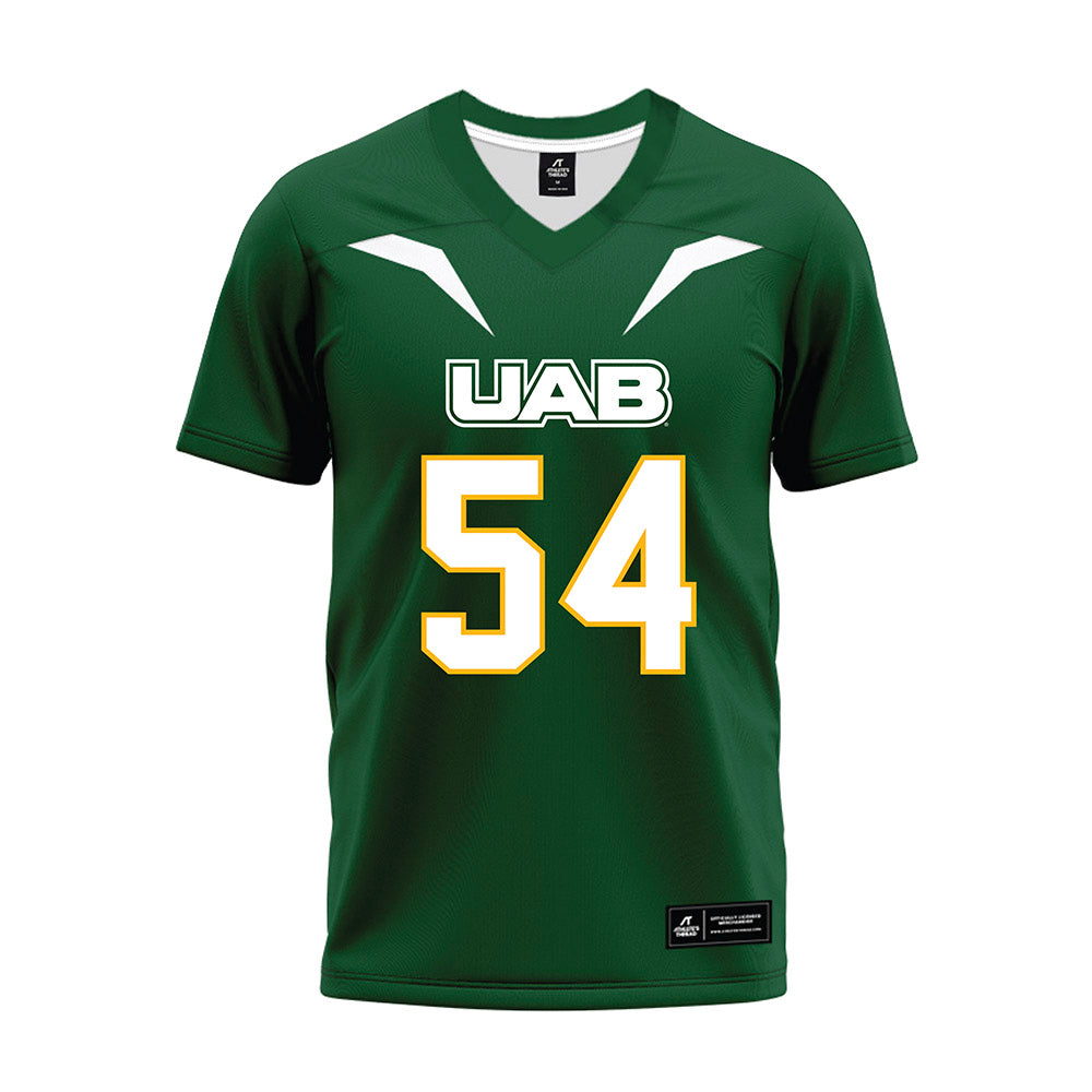 UAB - NCAA Football : Kyle Mosley - Green Premium Football Jersey-0