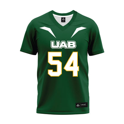 UAB - NCAA Football : Kyle Mosley - Green Premium Football Jersey-0