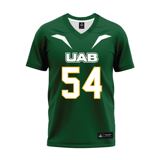 UAB - NCAA Football : Kyle Mosley - Green Premium Football Jersey-0