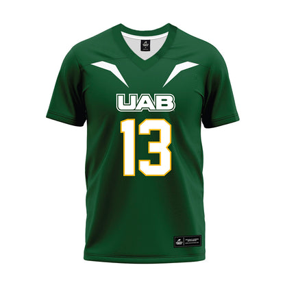 UAB - NCAA Football : Cd Gill - Green Premium Football Jersey-0