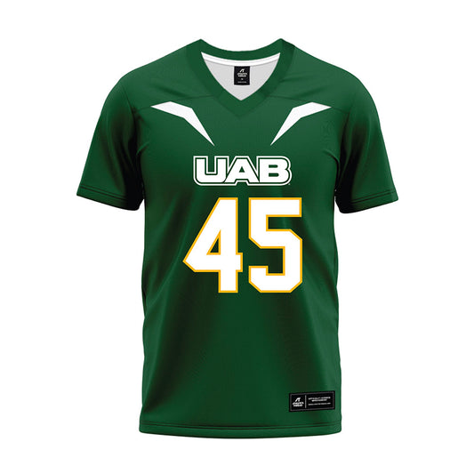 UAB - NCAA Football : Fred Owens - Green Premium Football Jersey-0