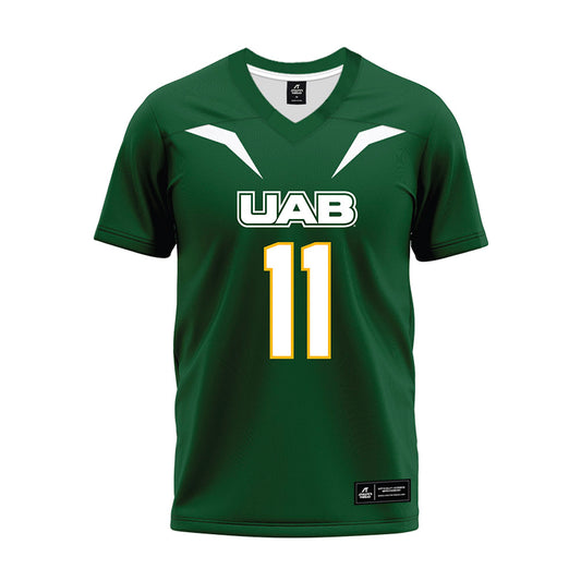 UAB - NCAA Football : AntaVeon McKenzie - Green Premium Football Jersey-0