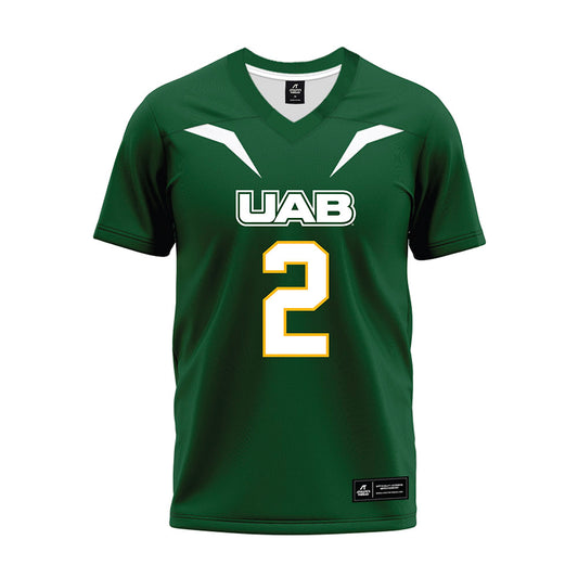 UAB - NCAA Football : Roderick Robinson - Green Premium Football Jersey-0