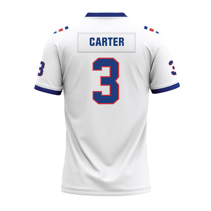 LA Tech - NCAA Football : Kameron Carter - White Premium Football Jersey-1