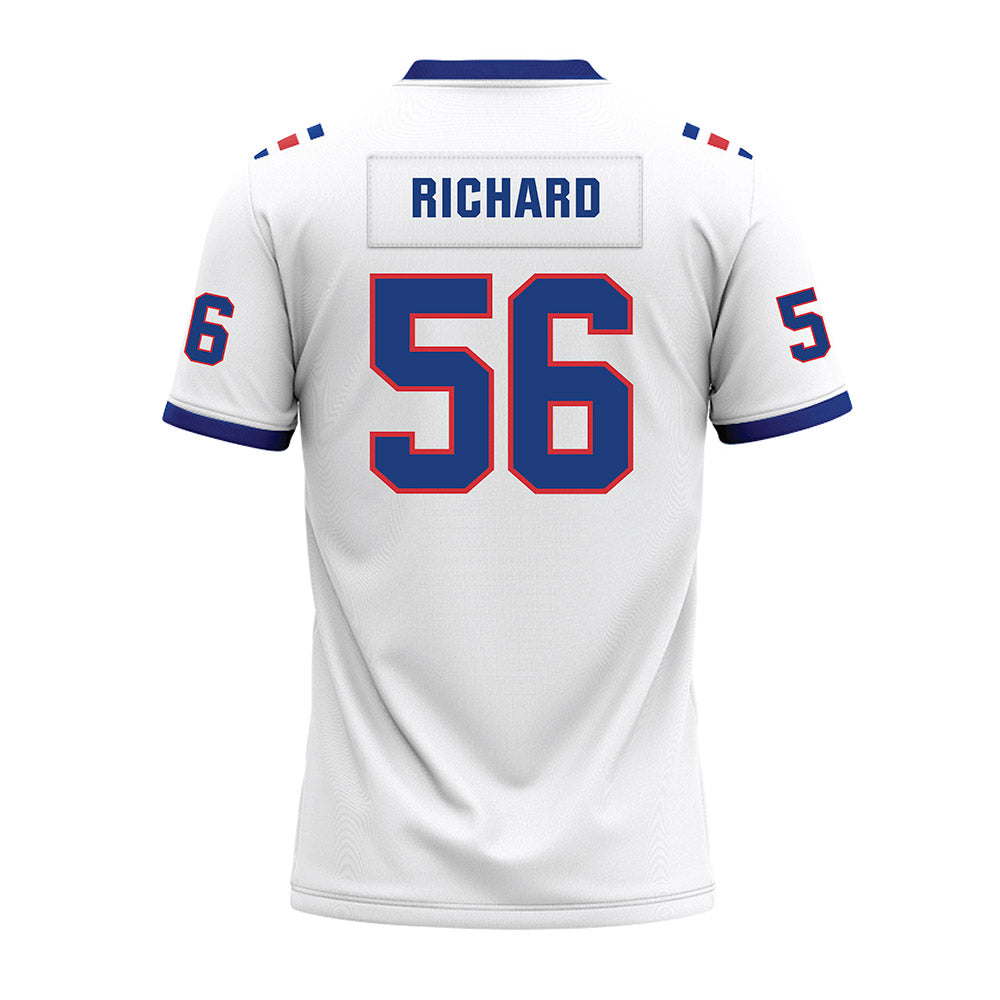 LA Tech - NCAA Football : Andrew Richard - White Premium Football Jersey-1