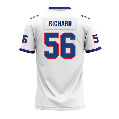 LA Tech - NCAA Football : Andrew Richard - White Premium Football Jersey-1