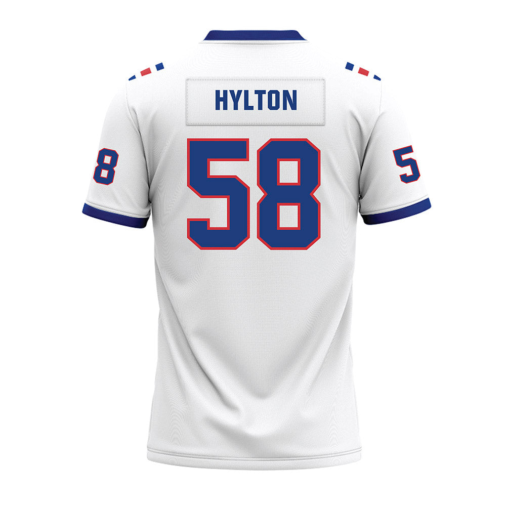 LA Tech - NCAA Football : Tye Hylton - White Premium Football Jersey-1