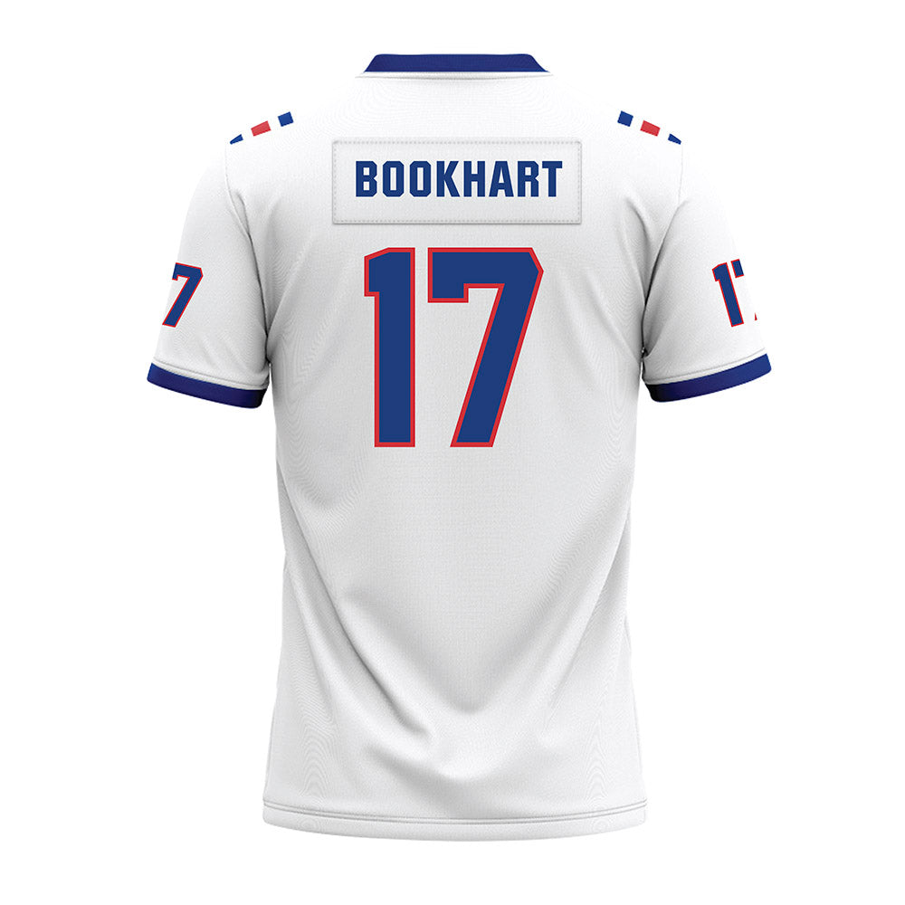 LA Tech - NCAA Football : Demario Bookhart - White Premium Football Jersey-1