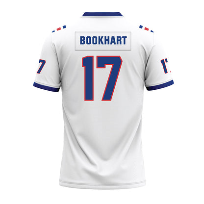 LA Tech - NCAA Football : Demario Bookhart - White Premium Football Jersey-1