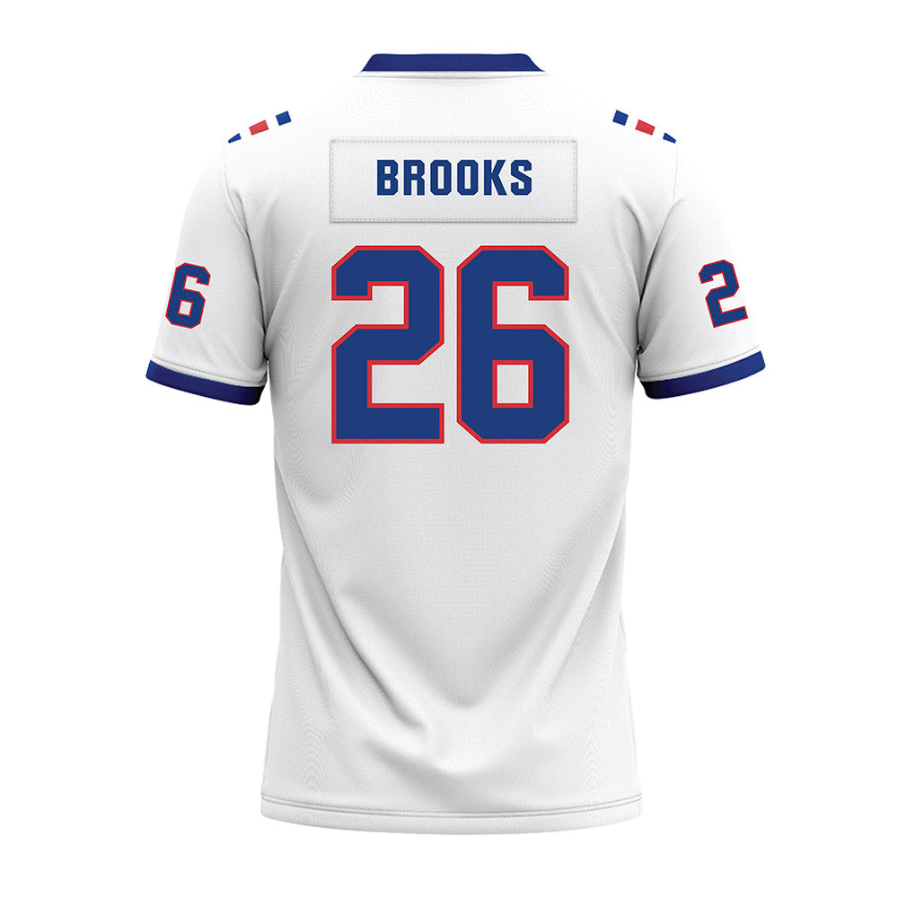 LA Tech - NCAA Football : Dylone Brooks - White Premium Football Jersey-1