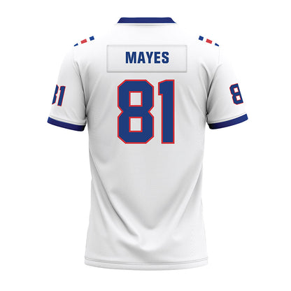 LA Tech - NCAA Football : William Mayes - White Premium Football Jersey-1