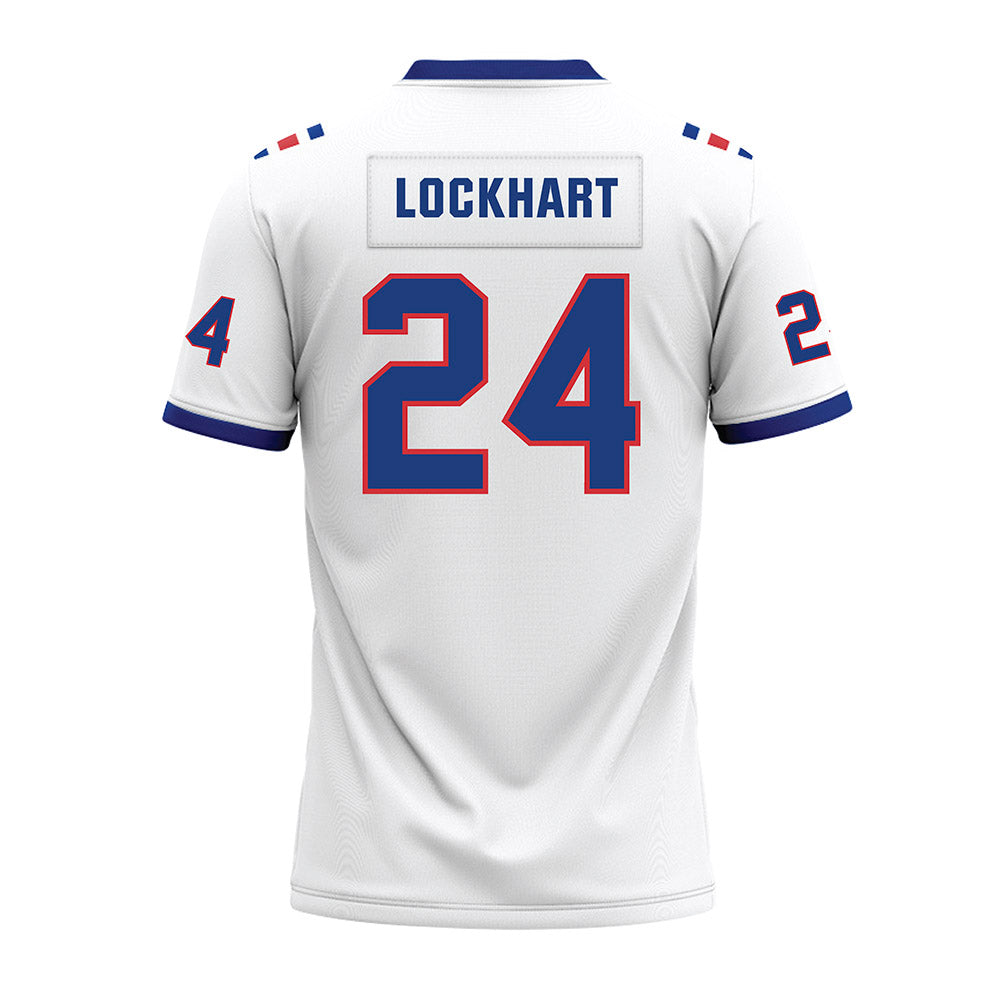 LA Tech - NCAA Football : Javari Lockhart - White Premium Football Jersey-1