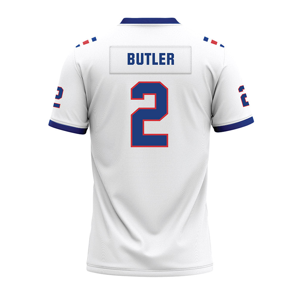 LA Tech - NCAA Football : Amari Butler - White Premium Football Jersey-1
