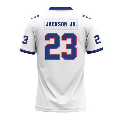 LA Tech - NCAA Football : Alonzo Jackson Jr. - White Premium Football Jersey-1