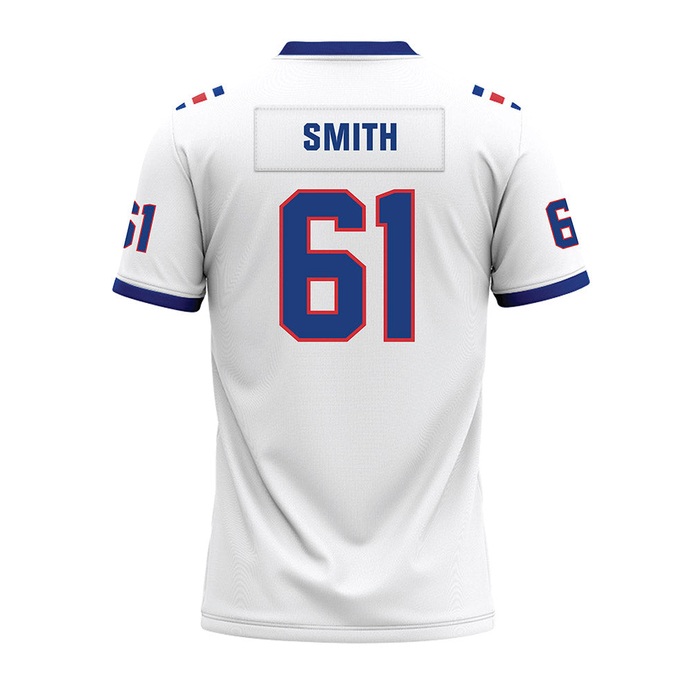 LA Tech - NCAA Football : Ervin Smith - White Premium Football Jersey-1