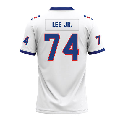 LA Tech - NCAA Football : Jamon Lee Jr. - White Premium Football Jersey-1