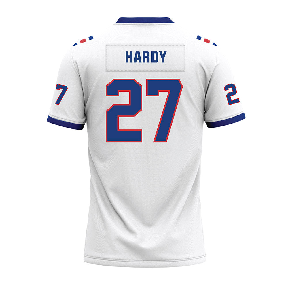 LA Tech - NCAA Football : Grayson Hardy - White Premium Football Jersey-1