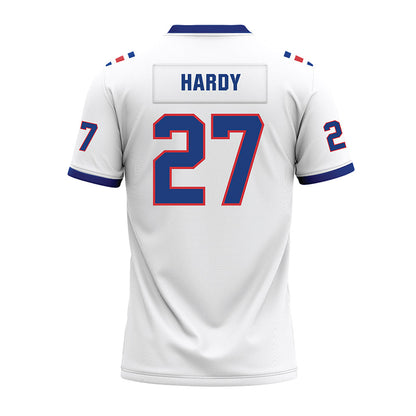 LA Tech - NCAA Football : Grayson Hardy - White Premium Football Jersey-1