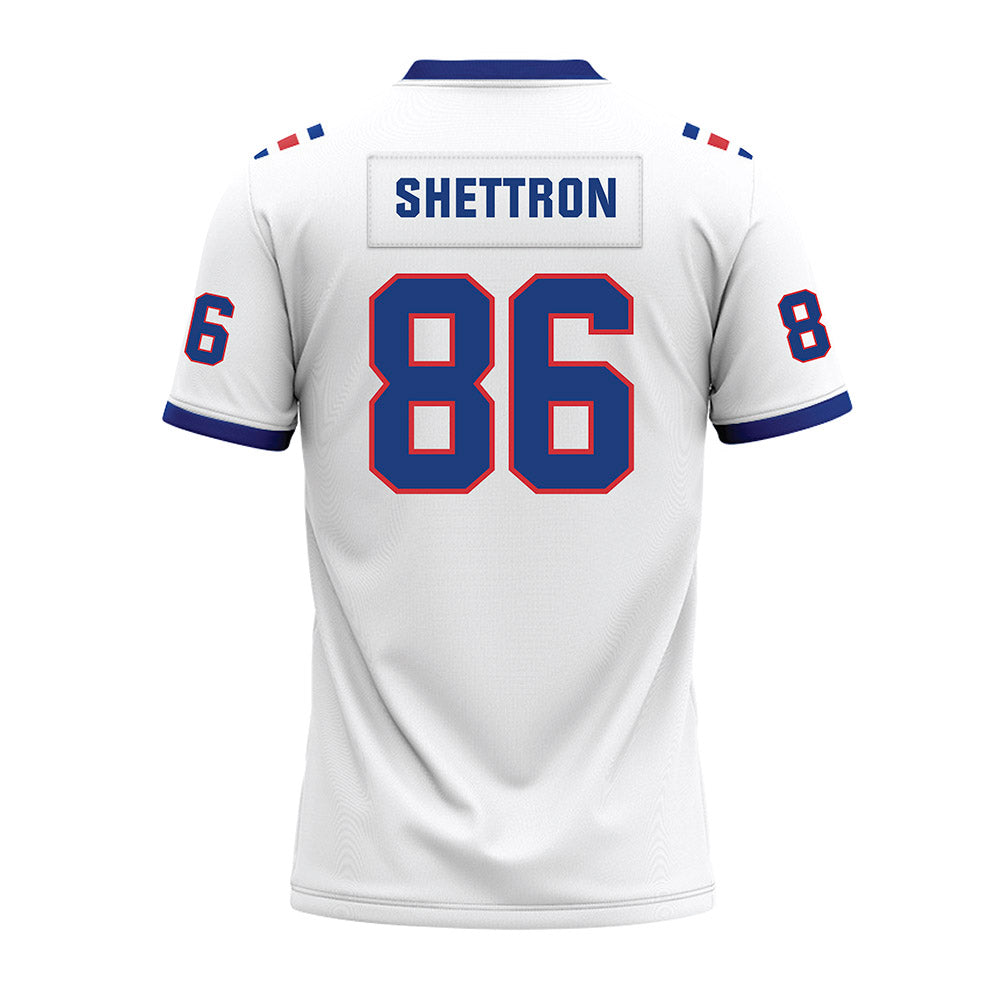LA Tech - NCAA Football : Talyn Shettron - White Premium Football Jersey-1