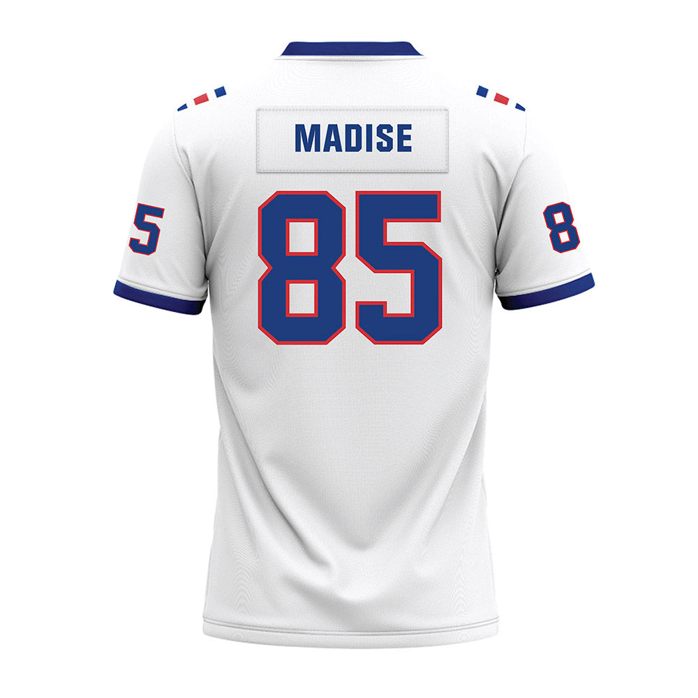 LA Tech - NCAA Football : Adem Madise - White Premium Football Jersey-1